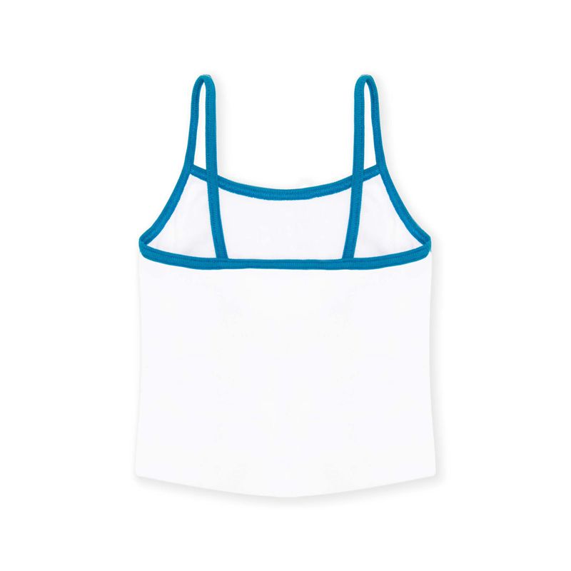 Tank Playboy 1953 Ribbed Mujer Blancos | 6412-KUZFT