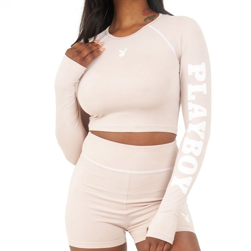 Tank Playboy Active Long Sleeve Mujer Verdes | 2046-WKRLT