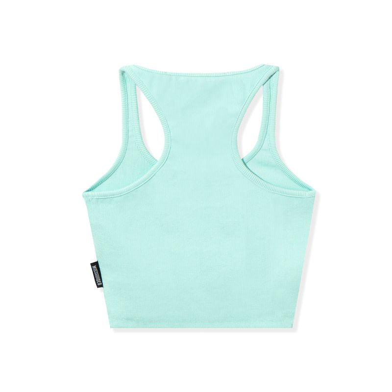 Tank Playboy Classic Racer Mujer Azules | 6049-KOUVS