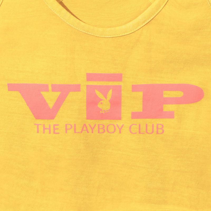 Tank Playboy Vip Club Mujer Amarillos | 7386-KMIGQ