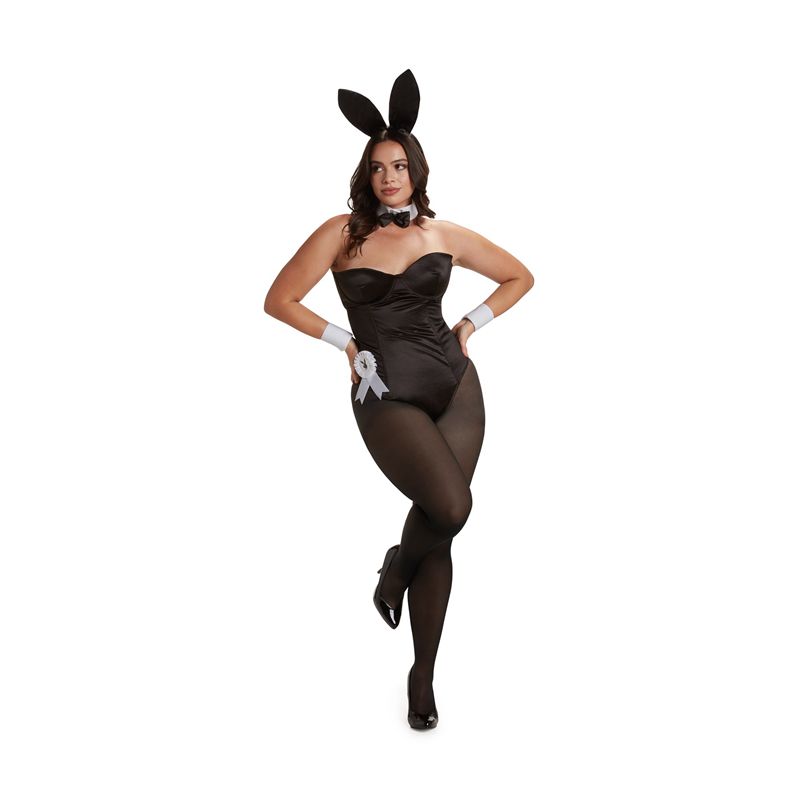 Traje De Conejo Playboy The Official Mujer Negros | 3874-DCGPX