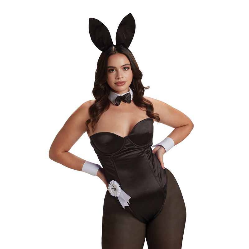 Traje De Conejo Playboy The Official Mujer Negros | 3874-DCGPX