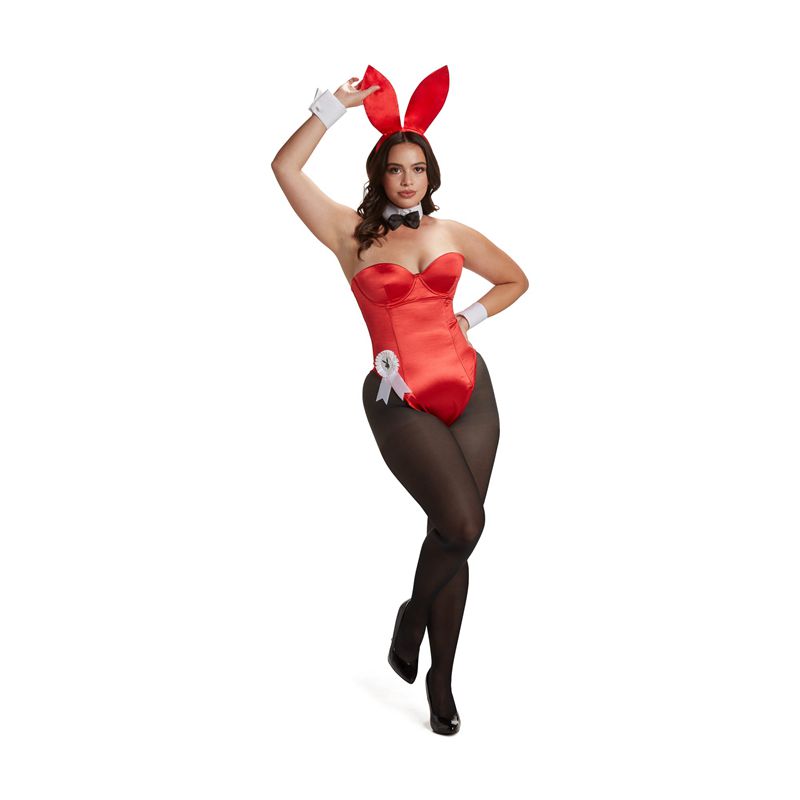 Traje De Conejo Playboy The Official Mujer Rojos | 5036-BGZYU