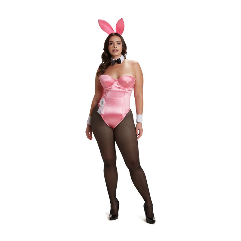 Traje De Conejo Playboy The Official Mujer Rosas | 5342-WYAZD