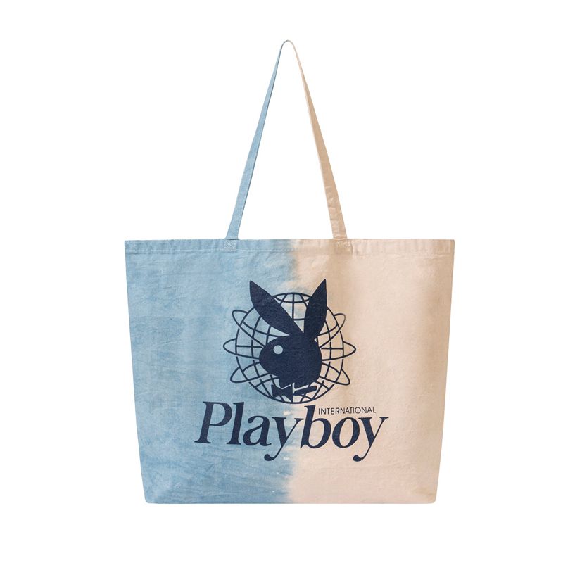 Trajes De Baño Playboy Dip-Dye Rabbit Head Tote Mujer Rosas Azules | 9805-LEPWN