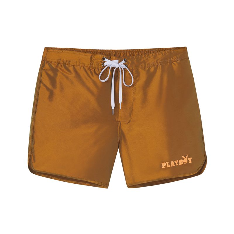 Trajes De Baño Playboy Night Out Trunks Hombre Naranjas | 0758-HYDJW