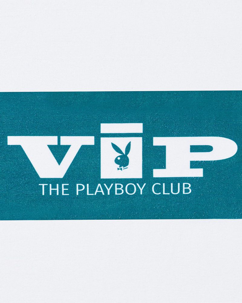 Trajes De Baño Playboy Vip Club Beach Towel Mujer Azules Claro Blancos | 8197-NKDRO