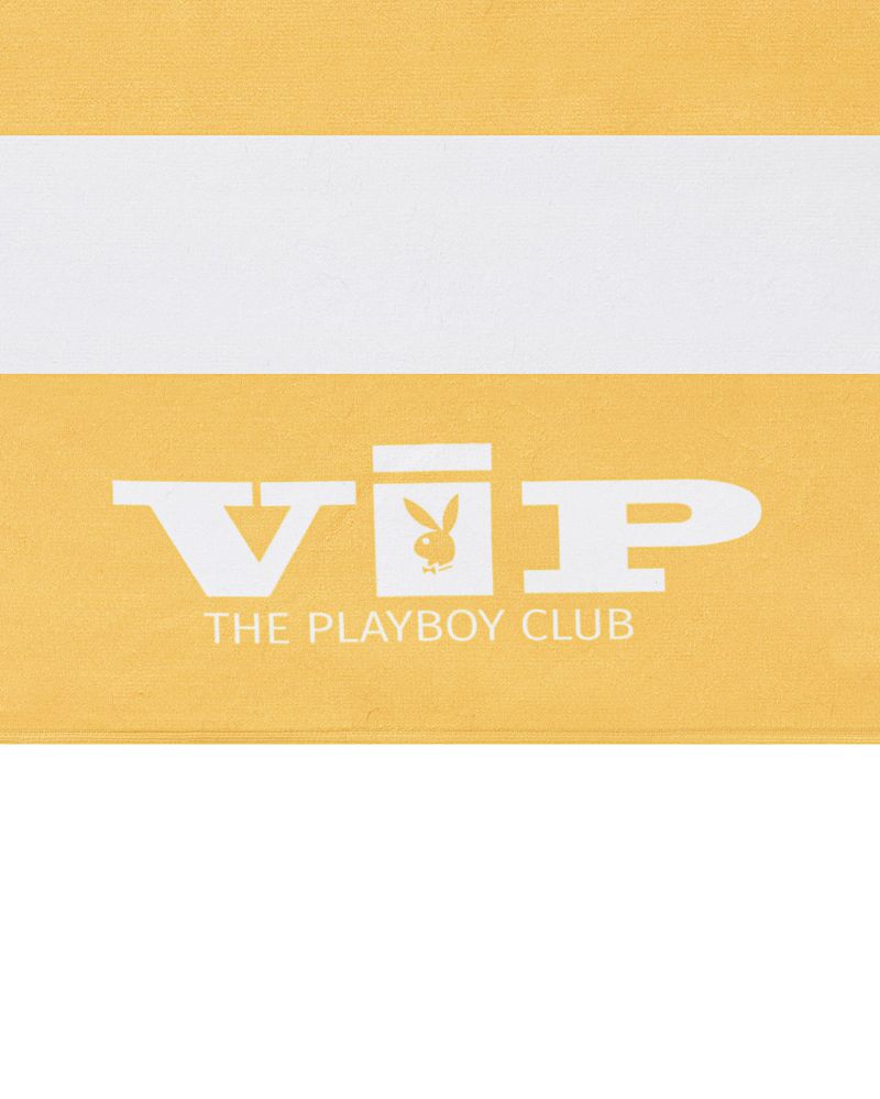 Trajes De Baño Playboy Vip Club Beach Towel Mujer Azules Claro Blancos | 8197-NKDRO