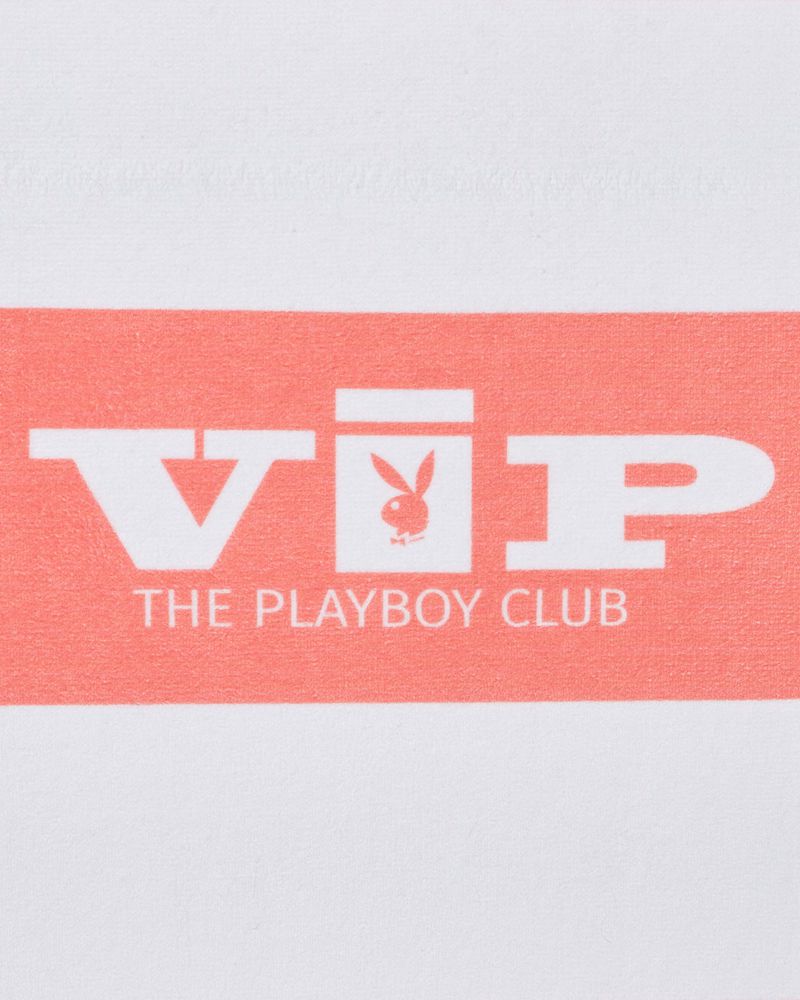 Trajes De Baño Playboy Vip Club Beach Towel Mujer Azules Claro Blancos | 8197-NKDRO