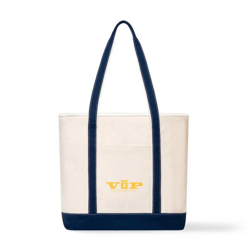 Trajes De Baño Playboy Vip Club Cooler Tote Mujer Negros Blancos | 9568-PAMWH