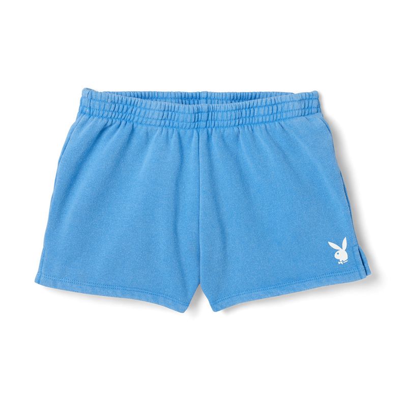 Bermudas Playboy Vintage Bunny Mujer Azules | 3095-VZKWN