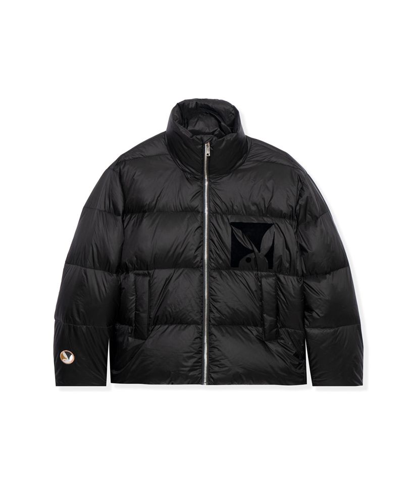 Chaquetas Playboy N950pb Puffer Jacket Hombre Rosas | 8574-ULAWD