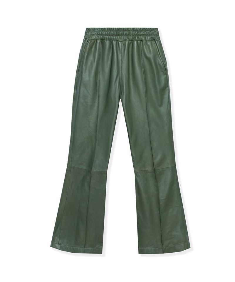 Pantalones Playboy Cuero Flares Hombre Morados | 4791-EKJCZ