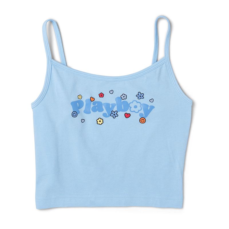 Tank Playboy Camper Mujer Azules | 1287-MTDVI