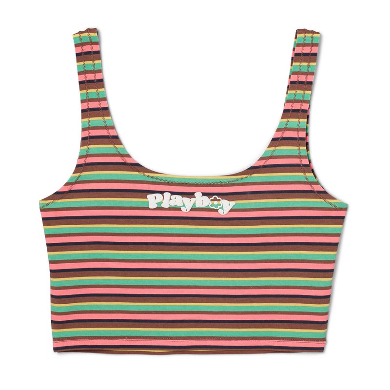 Tank Playboy Scoop Mujer Multicolor | 7438-VPWOS